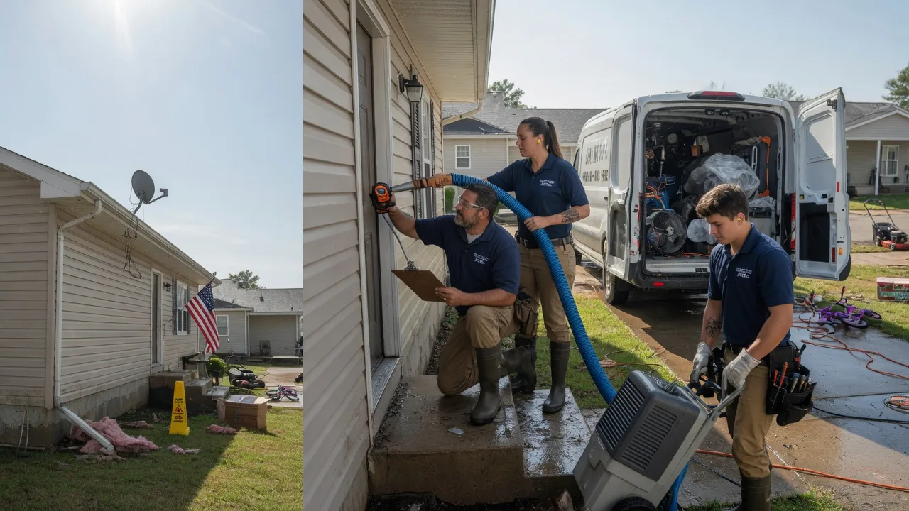 Ceiling Water Damage Restoration in Okmulgee, OK near me