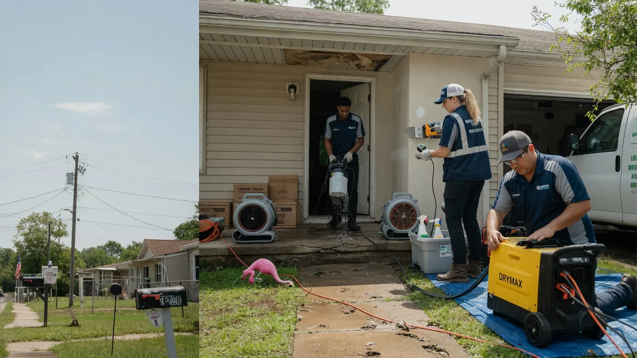 Storm Damage Water Removal in Okmulgee, OK near me